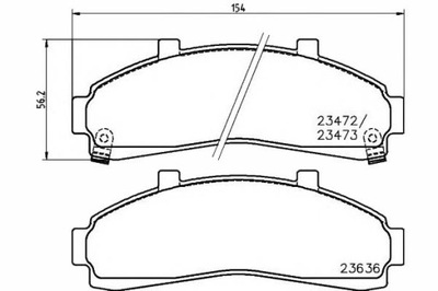 TEXTAR ZAPATAS DE FRENADO FORD PARTE DELANTERA EXPLORER -99 TE  