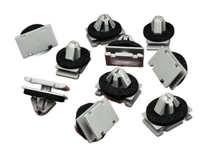 10x jeep compass grand cherokee chrysler 200 клипса накладки порог крыла фото №1