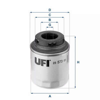 ФІЛЬТР МАСЛА UFI 23.573.00