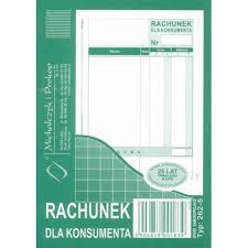 RACHUNEK DLA KONSUMENTA A6 MIPRO