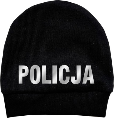 Czapeczka smerfetka z napisem POLICJA r. 80