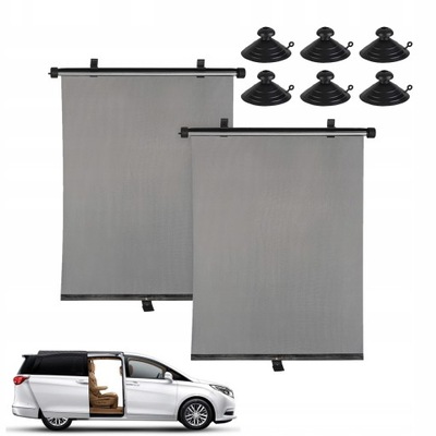 ŻALUZJA DO SAMOCHODU PRZECIWSŁONECZNA ROLETY SAMOCHODOWE OSŁONA SZYBY 2 SZT