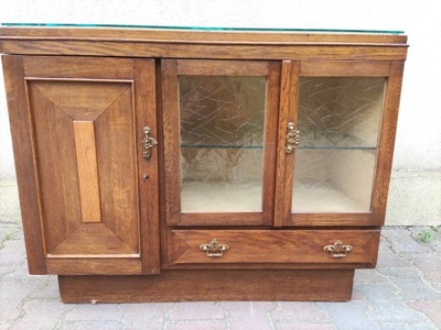 SZAFKA DREWNIANA KOMODA ANTYK UNIKAT