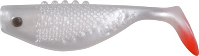 DRAGON V-LURES Fatty 10cm PEARL red tail