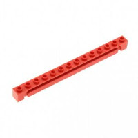 Lego Klocek prowadnica 1x14 4217 4492273 Red Uży