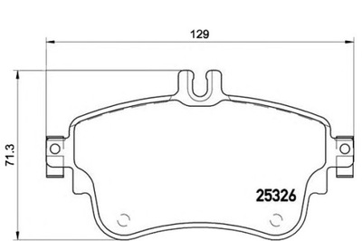 BREMBO SABOTS DE FREIN DE FREIN MERCEDES W176 A-CLASSE 12- - milautoparts-fr.ukrlive.com