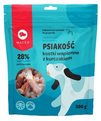 Maced Kostki wapienne z kurczakiem 500g