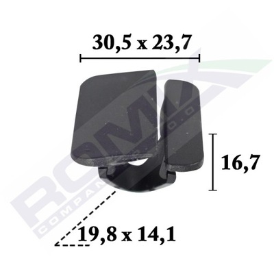 Клипса шумоизоляция капот ford focus mondeo s-max фото №1