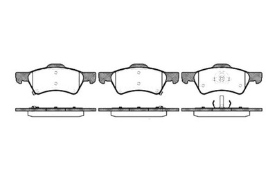 REMSA ZAPATAS DE FRENADO CHRYSLER GRAND VOYAGER V 3.  