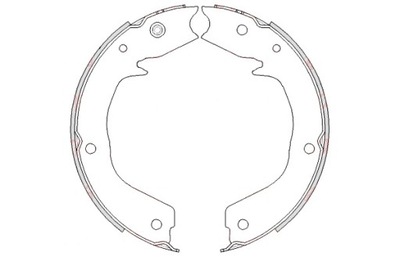 REMSA КОМПЛЕКТ - КОМПЛЕКТ КОЛОДОК ТОРМОЗНЫХ REMSA
