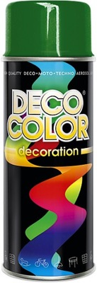 FARBA LAKIER SPRAY 400ml DECO COLOR Zielony Ciemny