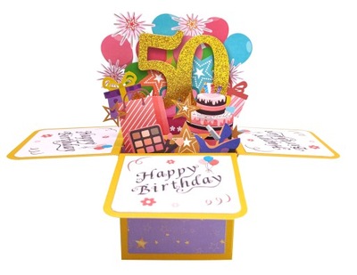 Kartki urodzinowe z kopertą Kartka na notatki 3D Kartki z życzeniami Prezent rękodzielniczy