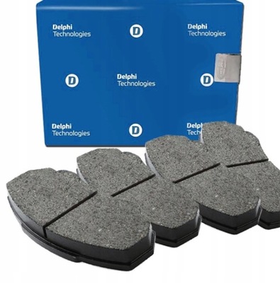 Delphi lp1826 набор тормозных колодок тормозных, тормоза дисковые фото №1