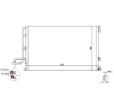 Конденсатор кондиціонера volvo c30 10.06-- 30661957 фото №1