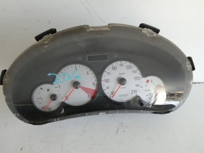 Счетчик приборы peugeot 206 9659729080 фото №1