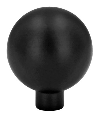 Gałka meblowa BLACK kulka 2,4cm szafki szuflady czarny