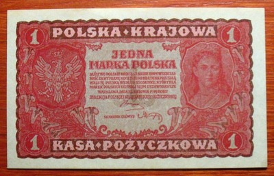 283. Polska 1 Mkp 1920 I Serja EH -unc