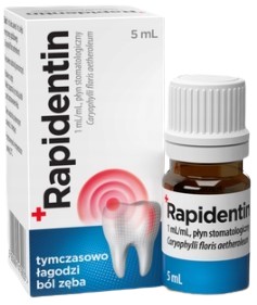 Rapidentin płyn stomatologiczny ból zęba 5ml