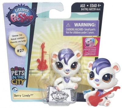 LITTLEST PET SHOP NIEDŹWIEDŹ BERRY LIVELY LPS B4790