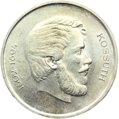 5 FORINT WĘGRY 1947 LAJOS KOSSUTH SŁAWNI LUDZIE SREBRO