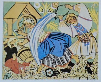Karnet - Dyngus - il. Z. Stryjeńska