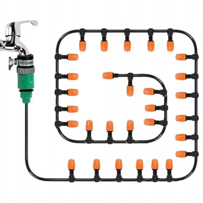ZESTAW do NAWADNIANIA IRYGACJI WODY OGRODOWY 25m