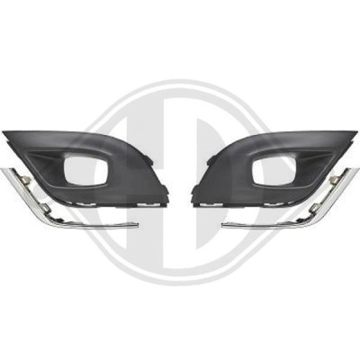 DEFLECTOR REJILLA DE PARAGOLPES RENAULT CLIO IV 16-19  