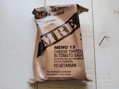 Racja żywnościowa MRE US Army Menu nr 13