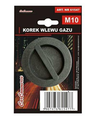 KOREK ZAŚLEPKA WLEWU GAZU 10MM, M10 ZATYCZKA LPG