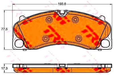 ZAPATAS DE FRENADO PORSCHE PARTE DELANTERA 911 BOXSTER CAYMAN  