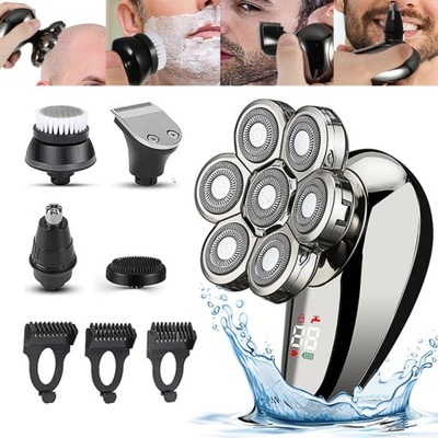 GOLARKA MĘSKA MASZYNKA DO GOLENIA GŁOWY TWARZY BRODY ELEKTRYCZNA TRYMER