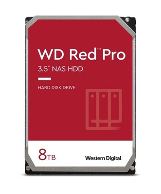 Dysk WD Red Pro 8TB 3.5" SATA III HDD