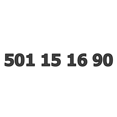 501 15 16 90 ZŁOTY ŁATWY NUMER ORANGE