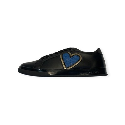 Sportowe buty damskie sznurowane czarne Aldo 42