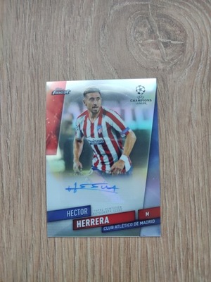 Hector Herrera autograf auto Topps Atletico Madryt