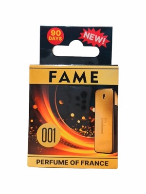 FAME Zapach perfum zawieszka butelka 001 Paco Rabanne One Million