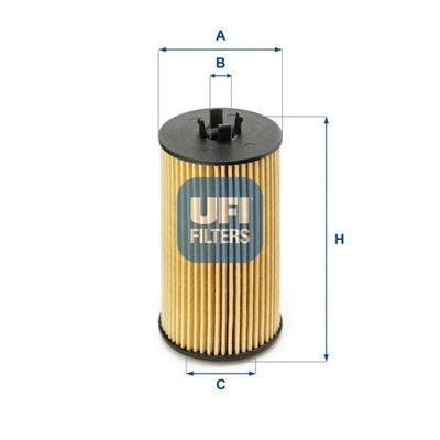 FILTRO ACEITES UFI 25.199.00  