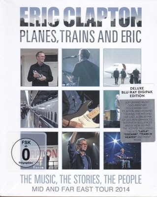 BLU RAY- ERIC CLAPTON- PLANES, TRAINS AND ERIC
