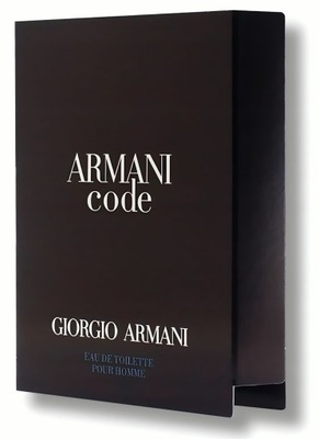 ARMANI Code Próbka perfum męskich 1,2ml EDT