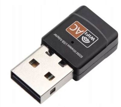 Karta Sieciowa WI-FI Adapter WIFI USB DUALBAND 600Mbps 2.4GHz 5GHz
