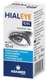 HIALEYE krople do oczu 0,4% Hialuronian sodu 10ml