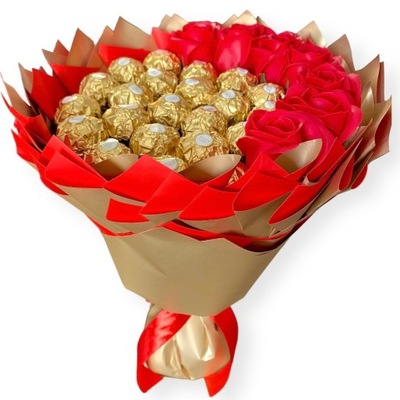 Słodki Bukiet Ferrero Rocher Prezent na Urodziny Imieniny Rocznicza Ślub