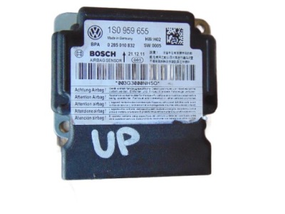 Датчик модуль подушка безопасности vw up 1s 1s0959655 фото №1