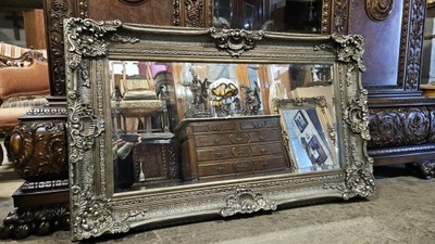Piękne Lustro Duże rama rzeźbiona Robi wrażenie Bogate nr 3