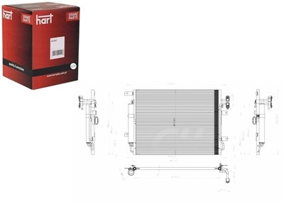 CONDENSADOR CONDENSADOR DE ACONDICIONADOR DISCOVERY IV 10- HART  