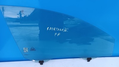 Kia sportage iii стекло дверь боковая правый перед фото №1
