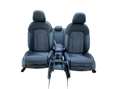 Audi q3 8u sline кожа сиденья заднее сиденье фото №1