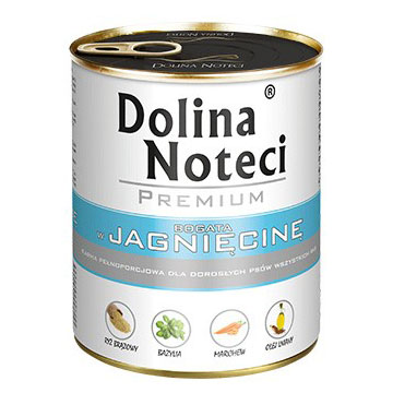 Dolina Noteci Premium Pies Jagnięcina puszka 800g