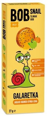 Przekąska galaretka jabłko mango dynia chia 27g BOB SNAIL