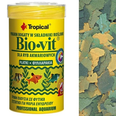Tropical BIO-VIT 500ml pokarm dla ryb roślinny